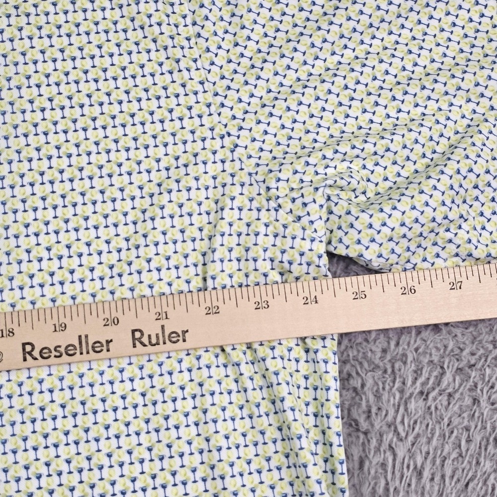 Walter Hagen Clubhouse Intarsia‎ Polo Shirt Mens 2XL Blue Graphic Print Golf - Picture 8 of 8